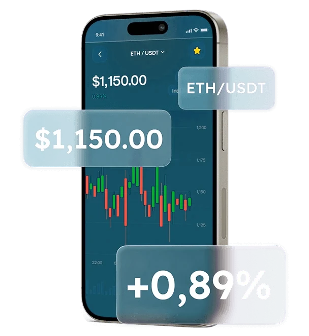 Plata Invest mobile workspace view